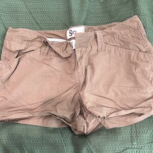 SO Women's Tan Cargo Shorts